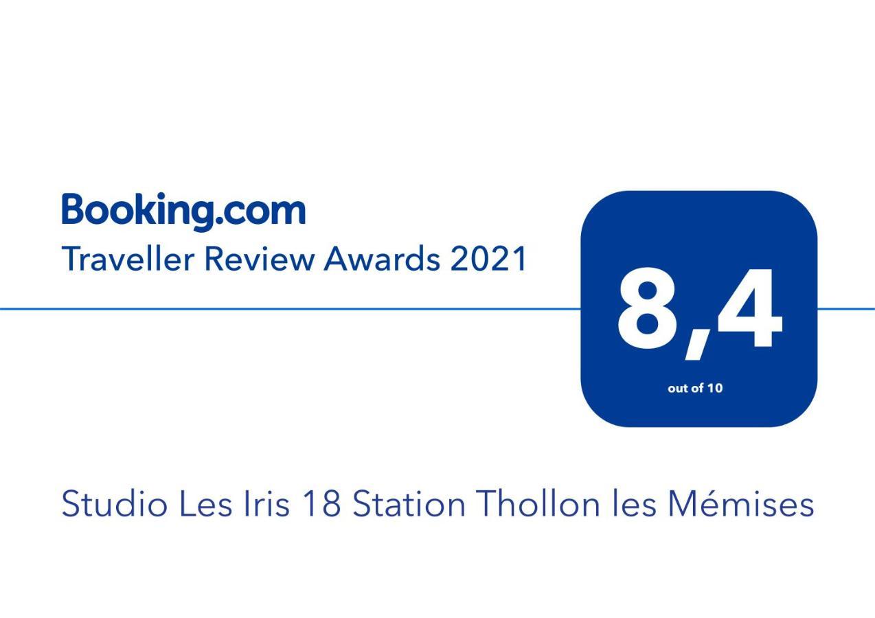 Studio Les Iris 18 Station Thollon Les Memises Appartement Buitenkant foto